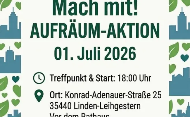 Linden glänzt - Mach mit! Aufräum- und Müllsammelaktion