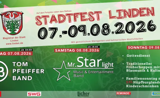 Stadtfest Linden 2026 - Gemeinsam schöne Momente erleben
